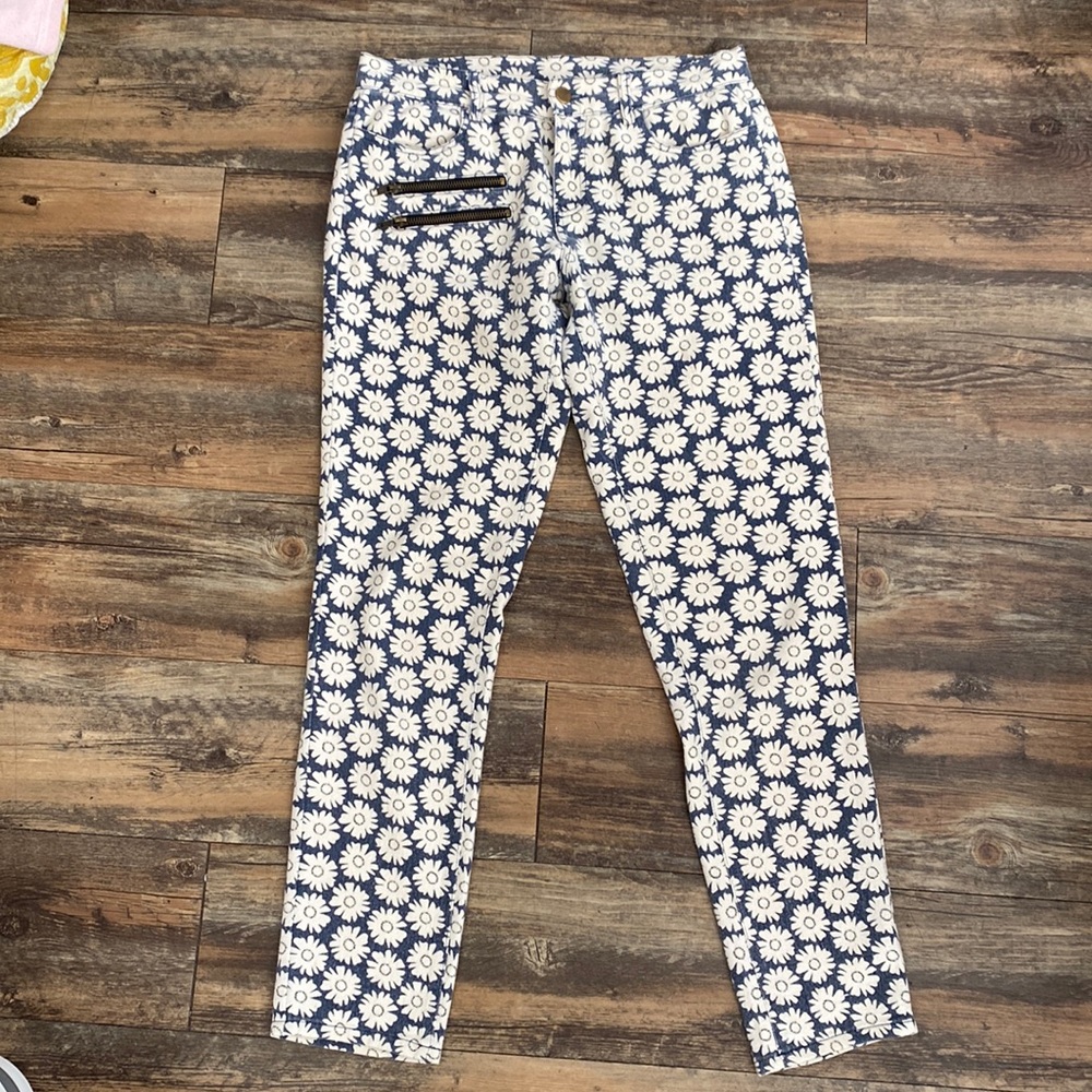 Sans Souci flower jeans SZ Small